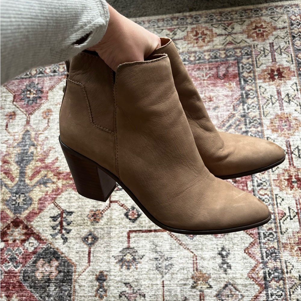 Franco Sarto Booties - Taupe Size 10